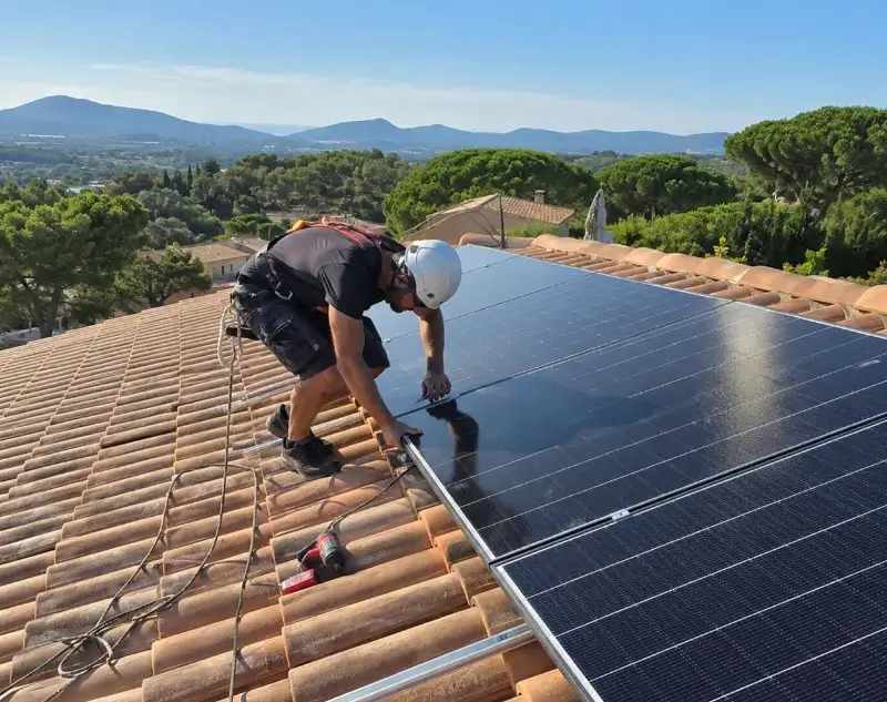 Installateur panneaux solaires Sarrazac — pose photovoltaïque sur toiture