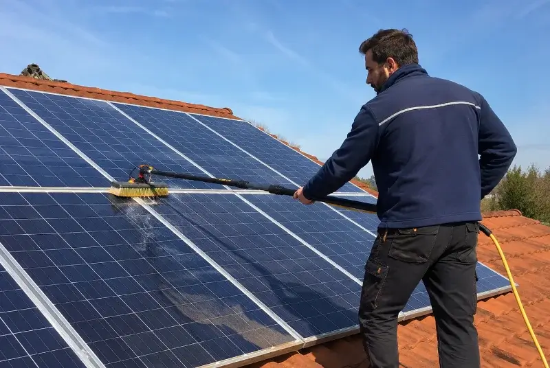 Nettoyage et entretien de panneaux solaires à Sarrazac